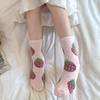 Soft Plush Floor Sleeping Socks Coral Fleece Women Socks Warm Mid-tube Socks  Autumn