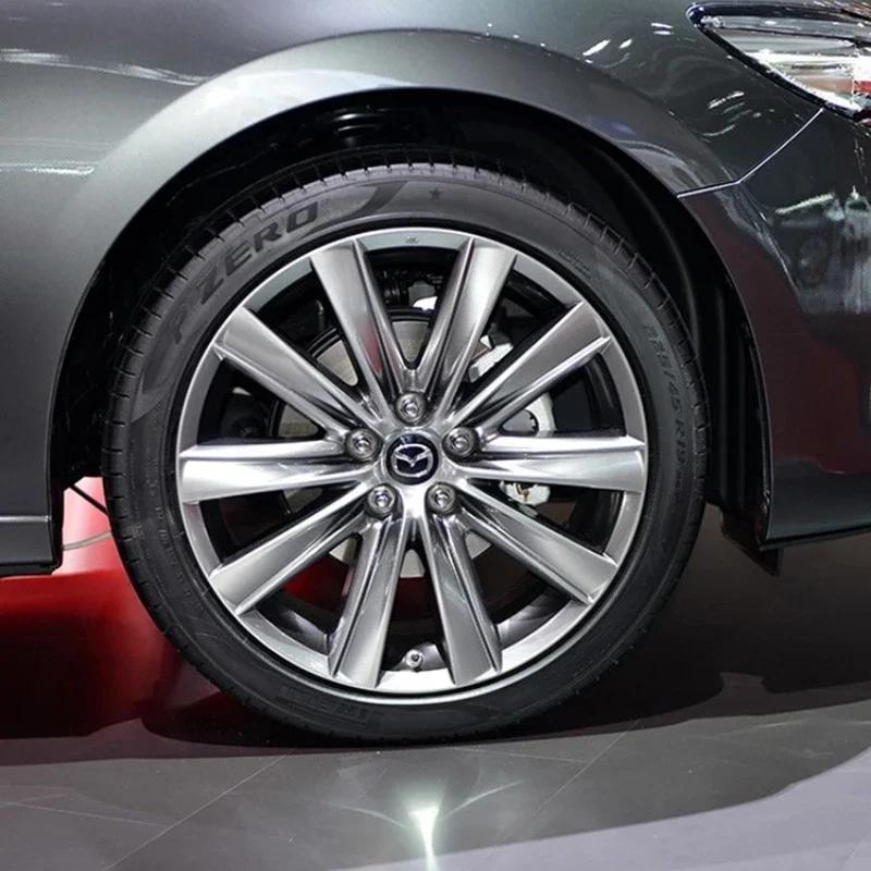 2025 Hot For Mazda Atenza MX3 CX3 CX5 2 3 6 323 626 RX8 RX7 Protege Axela Speed 6 52/56/60mm Auto Wheel Center Cover Hub Cover D