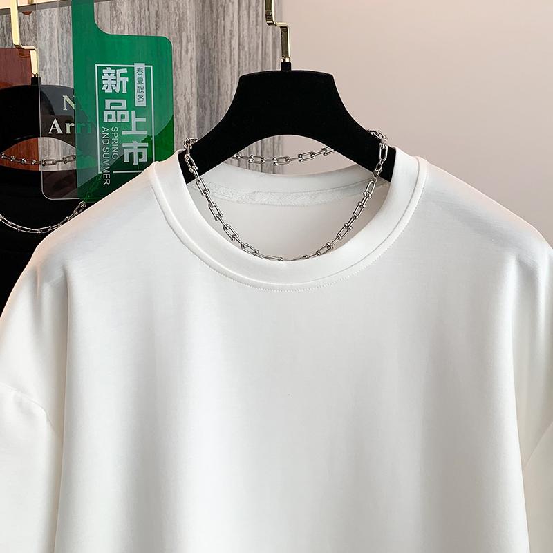 DIMANAF 2025 Женская летняя свободная футболка больших размеров с короткими рукавами, хлопковая, винтажные кружевные топы, футболки однотонные