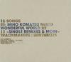 CD MIHO KOMATSU - Wonderful World -Single Remixes & M GZCA5023 Giza Studio 2002 Япония Танцевальная и Электронная Музыка Б/У