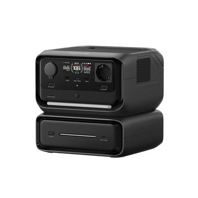 Портативная электростанция ECOFLOW RIVER 3 Max, аккумулятор LFP 572 Вт·ч, выход до 1200 Вт, беспроводное подключение, солнечный генератор для улицы