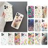 Flower Art Paint Phone Case For Iphone 15 14 Pro Max 13 12 11 Pro Max XSMax XR 12 13 Mini 14 Plus