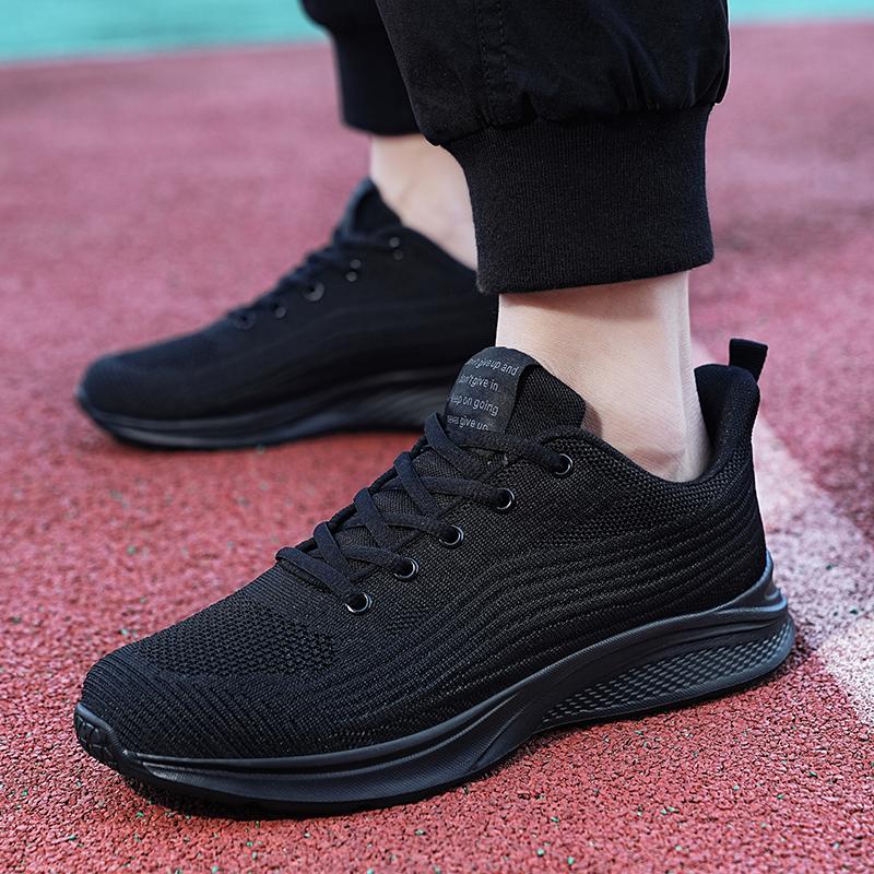Fashion Loafers Summer Sports Shoes Outdoor Casual Shoes Lace Up Running Shoes Fashionable Mesh Men's Shoes Breathable Tennis Shoes