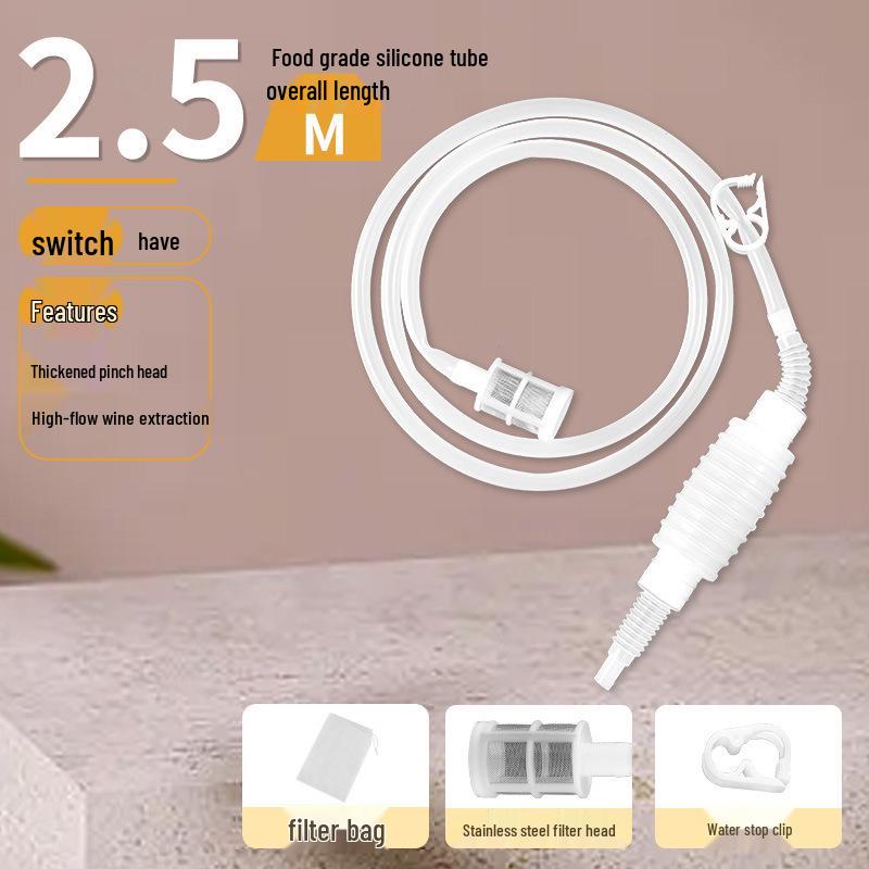 Пробоотборник для вина и самовсасывающий сифонный фильтр