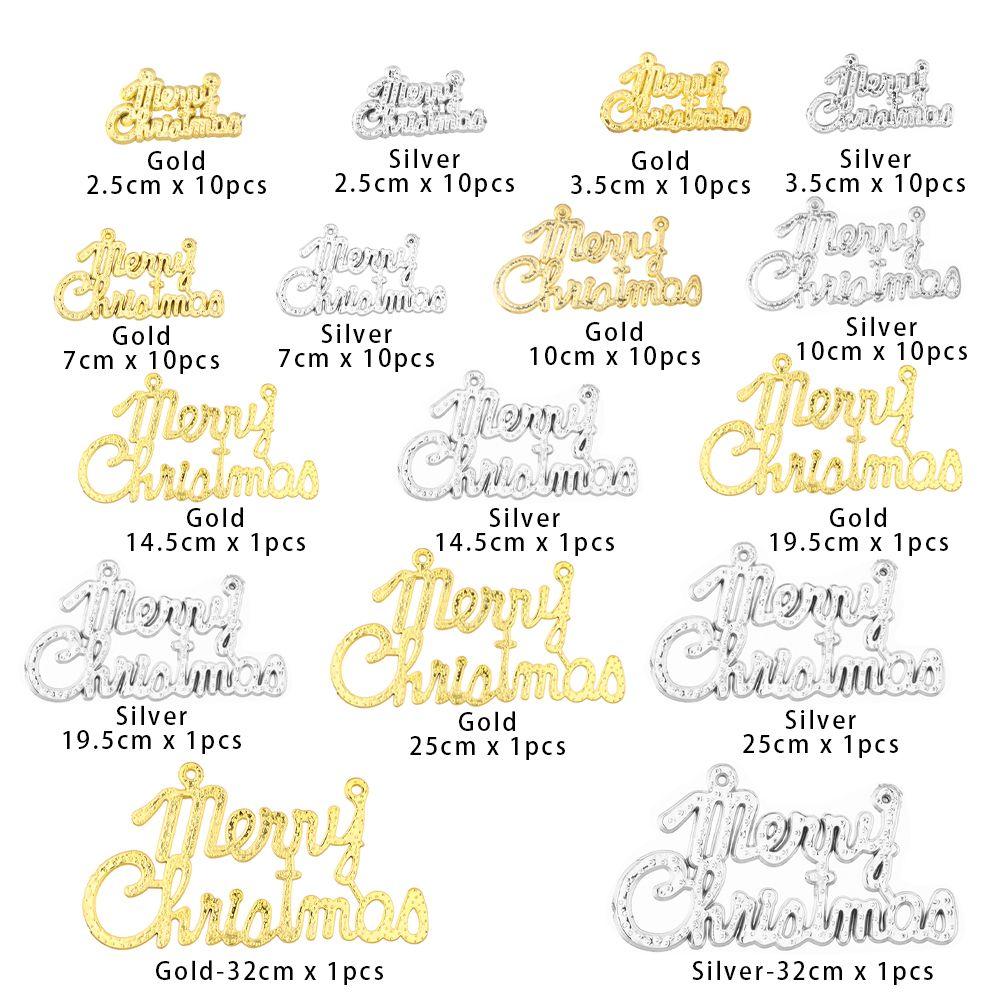 Accessories Party Supplies Merry Christmas Pendant Xmas Tree Decor Hanging Ornament English Letter