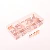 125/250/414/578Pcs Non Insulated Electrical Butt Terminal Assortment Kit Wire Ferrules Set 7 Size Copper Crimp Connector