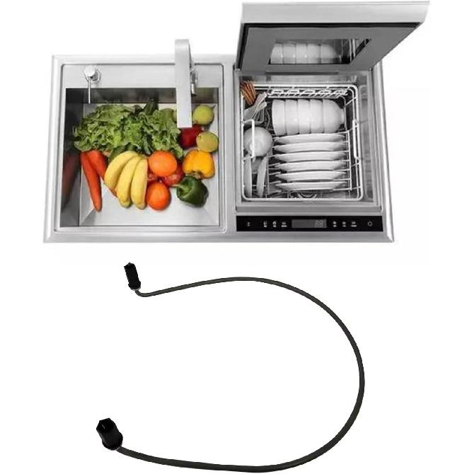 W10518394 Нагревательный элемент посудомоечной машины Подходит для Amana ADB1100AWW4, ADB1100AWW5, ADB1300AFB0, ADB1300AFB1, ADB1300AFS0, ADB1300AFS1, ADB1300AFW0,