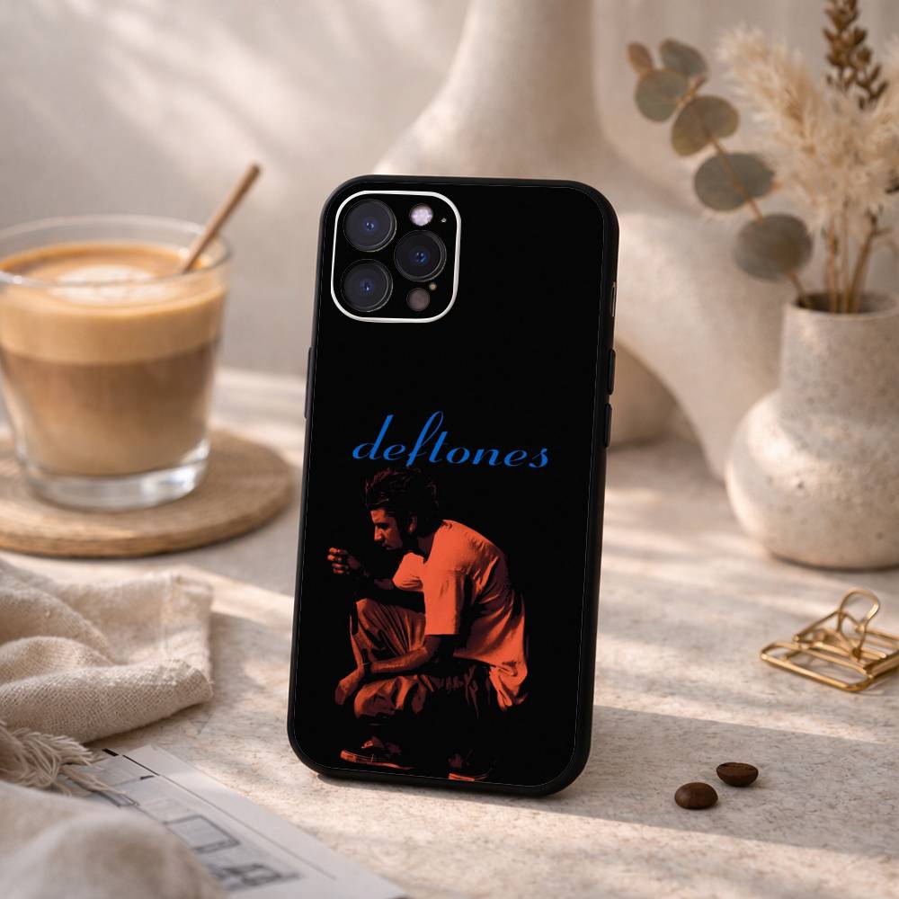 R-Rock Band D-Deftones Phone Case For iPhone17,16,15,14,13,12Plus,Pro Max,XS,5G Soft Silicone Black Cover