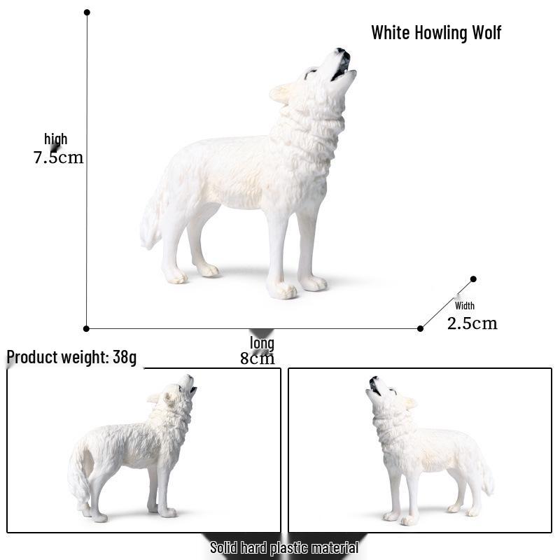 Набор моделей диких животных Арктики: Белый медведь и пингвин