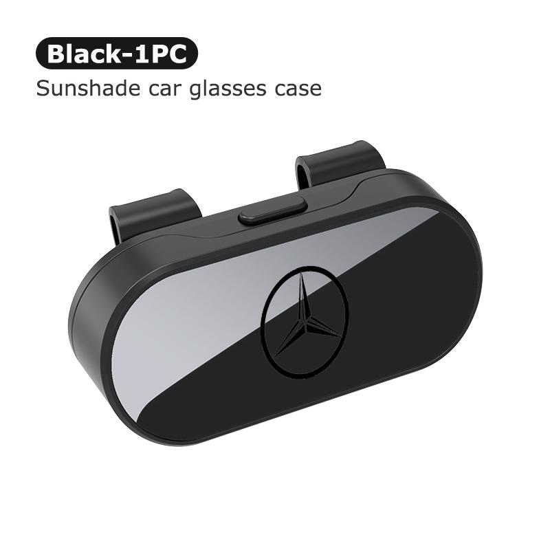 AABGV1 For Benz Car Logo Sun Visor Glasses Case Sunglasses Storage Clips Accessories Exclusive AMG W124 W203 W204 SPRINTER V CLASS