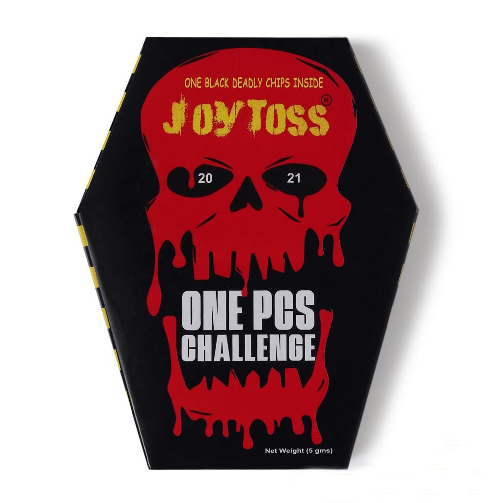 Joytoss Одноразовый чип-челлендж «Инферно» – Самый острый в мире тортилья-чип | Экстремально острый снек | Испытание на один чип | Вирусный челлендж для вечеринки