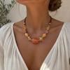 Irregular Beaded Necklace Handmade Irregular Necklace Accessories Geometry Necklace  Bohemian