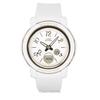 Baby-G Аналоговые цифровые часы с ремешком из смолы и белым циферблатом, кварцевые, BGA-290RA-7A 100M, женские часы