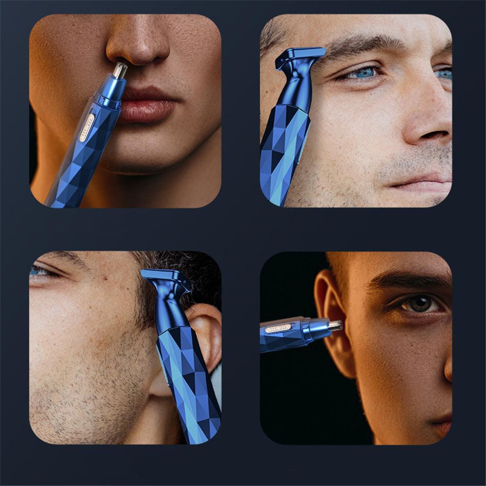 Electric Nose Trimmer for Men USB Rechargeable Razor Ear Hair Shavers Eyebrow Trimmer Shaving Hair Removal Shaver