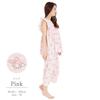 SAN1481 Checkered My Melody Frill Short Long [SAZAC] Pajamas, Women's, Sleeves, Pants, Loungewear, Mymelody, Sanrio, Pink/L