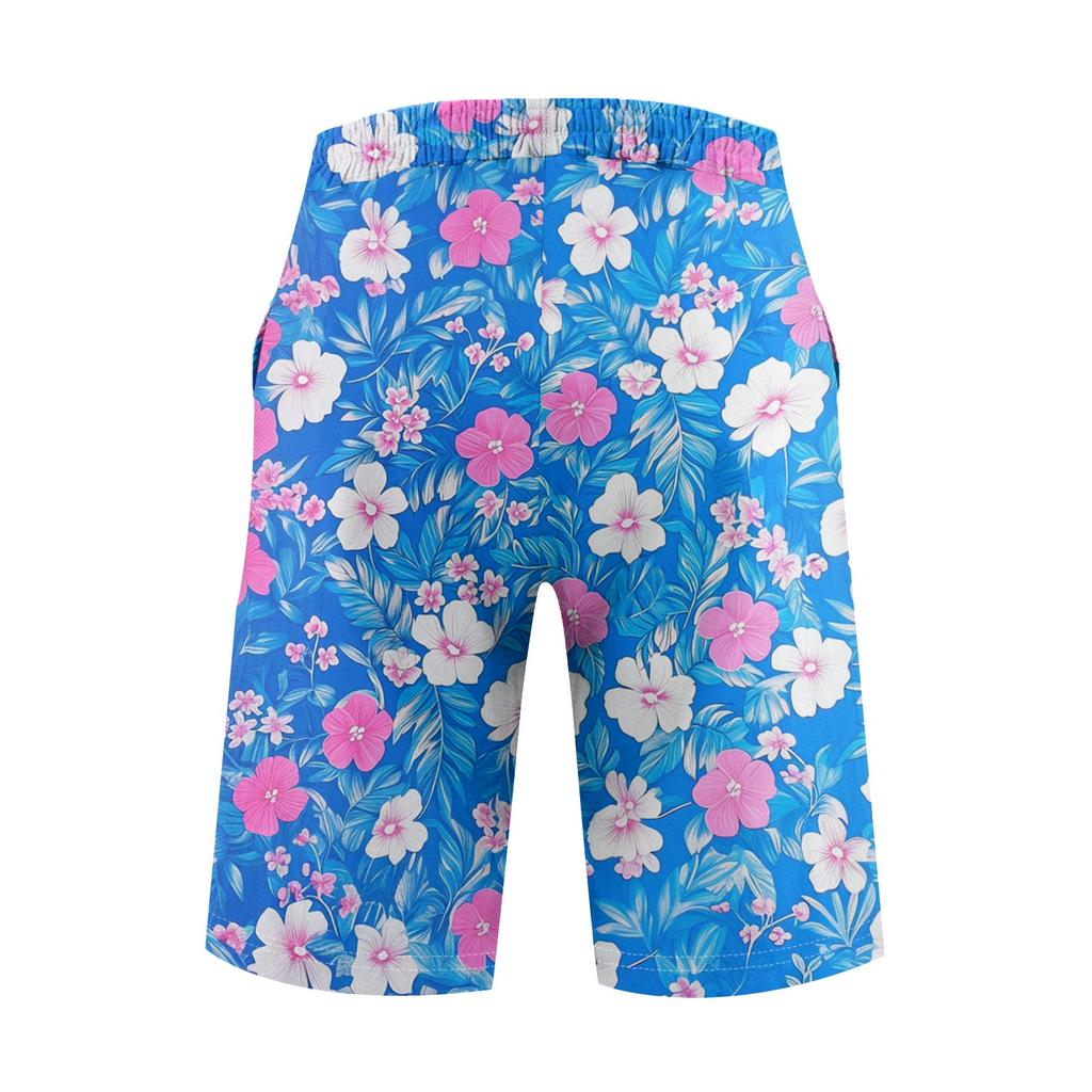 Мужские летние большие повседневные свободные спортивные брюки пляжные шорты