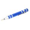 Pocket Screwdriver 8 In 1 Mini Hand Pen Screwdriver Magnetic Type Multipurpose for Fine ScrewsBlue