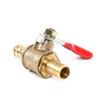 6-12mm Pneumatic Ball Valve Hose Barb Inline Brass Water Oil Air Gas Faucet Shutoff Fuel Line Ball Valve Pipe Fittings