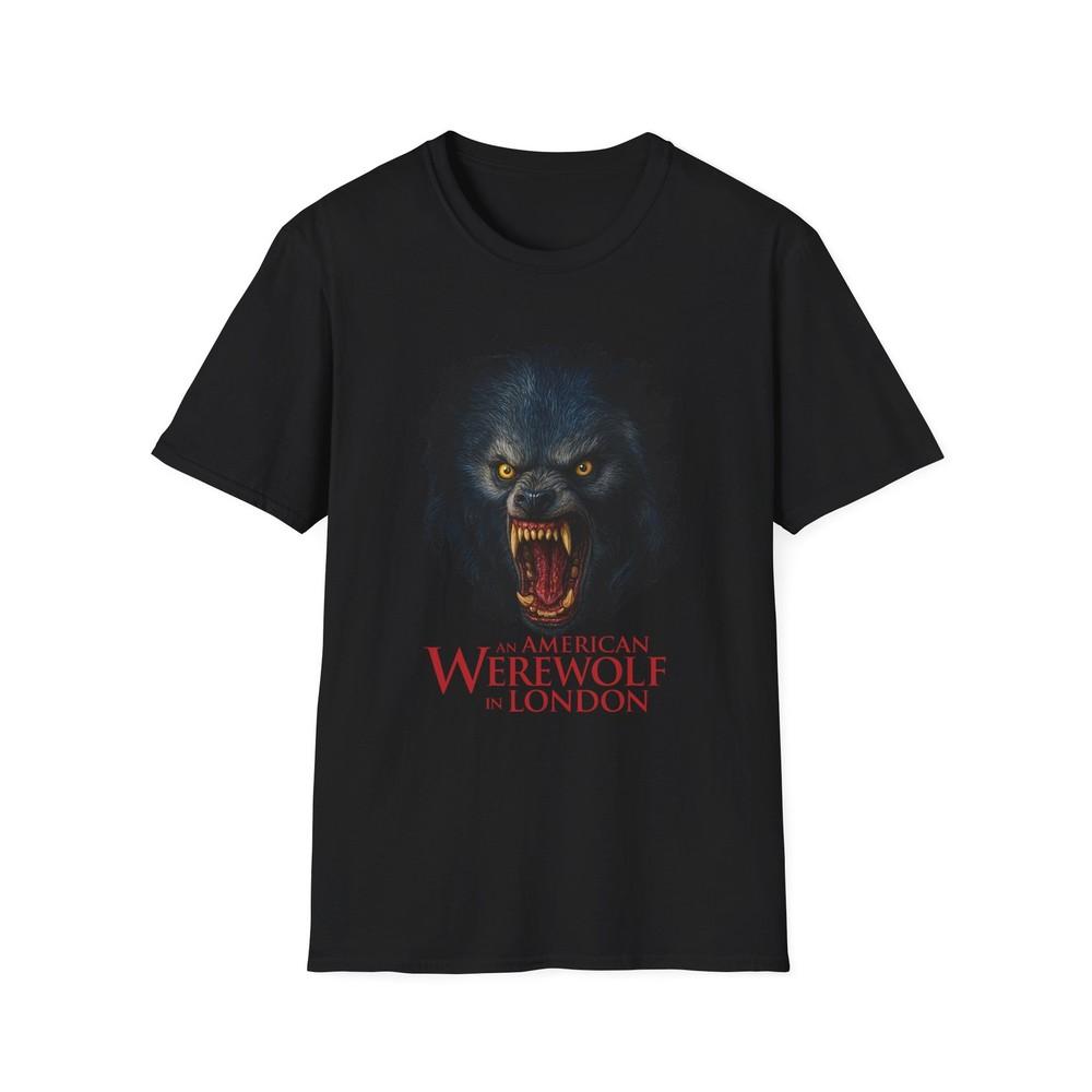American Werewolf In London Horror Movie T-Shirt, Classic Monsters Tee,
