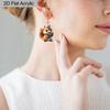 2D Плоские Рождественские Серьги-Белочки Акриловые Серьги-Подвески с Белочками для Женщин Праздничные Шармы