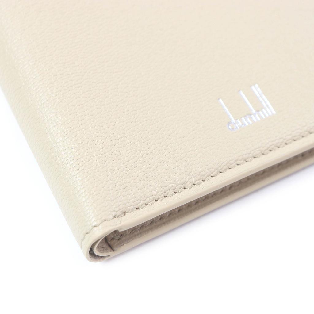 Безупречный мужской кошелек Dunhill Bifold Duke Billfold из светло-бежевой кожи Б/У