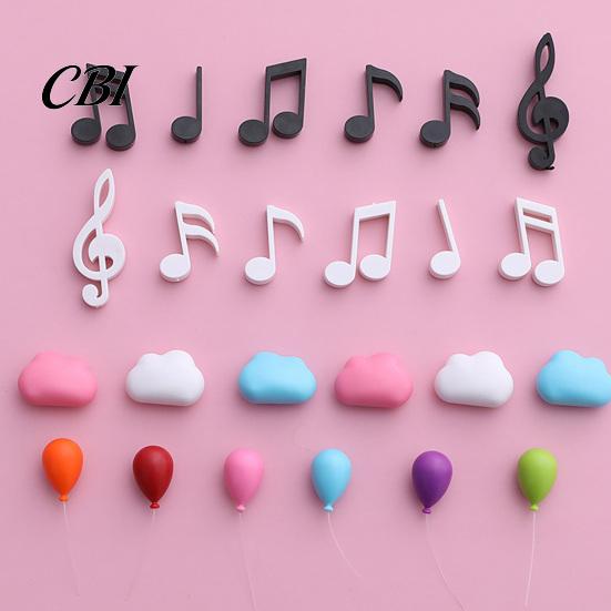 Прочные магниты на холодильник Мини 3D Магнит-облачко для холодильника, Магнит-шарик для записок, Магнит-кактус в горшке, Декоративные для доски, Двери шкафчика