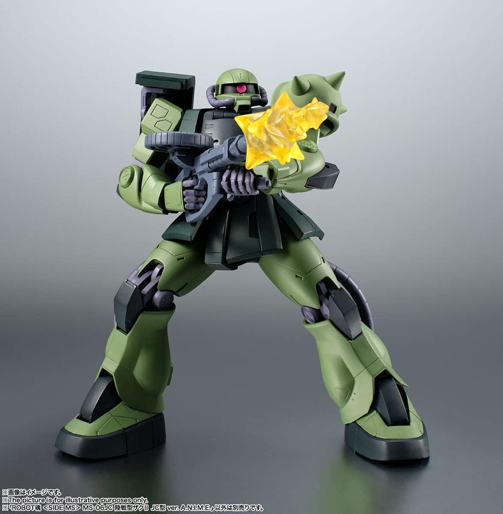 TAMASHII NATIONS ROBOT Spirits Mobile Suit Gundam 08th MS Platoon Ground Type Zaku II JC Type 125 мм окрашенная подвижная фигурка BAS62984 [SIDE MS] MS-06JC