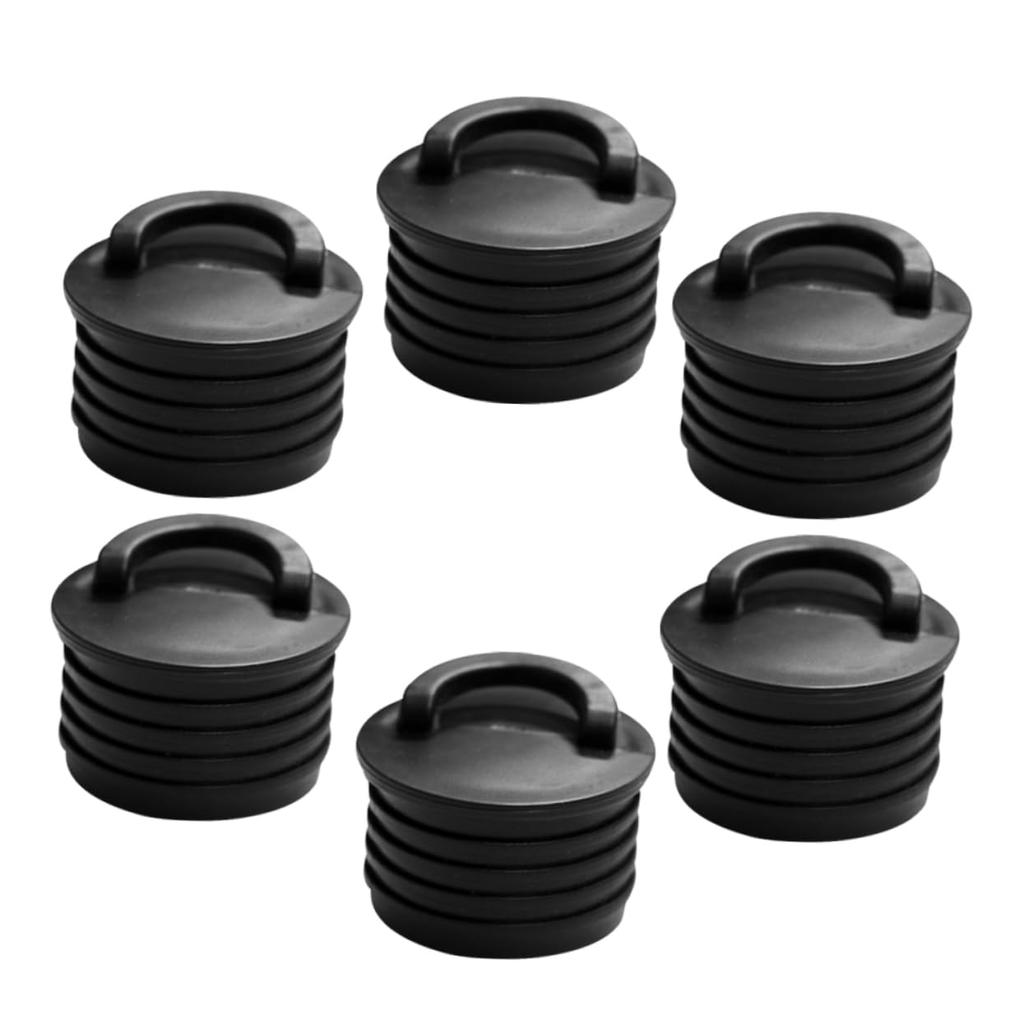 VICASKY 6PCS Kayak Waterproof Plugs Kayak Scapper Plugs Boat Drain