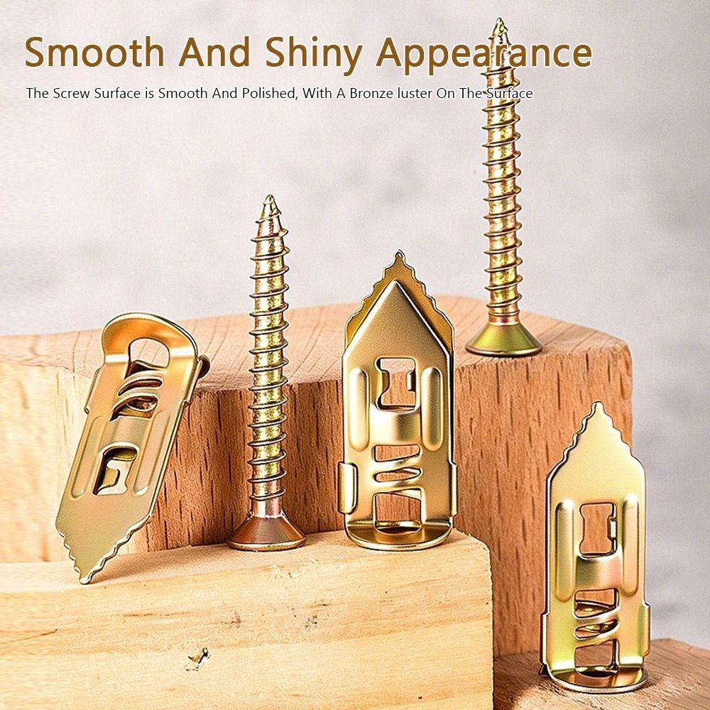 30Pcs/50Pcs Thickened Manganese Steel Wall Fastener High Hardness Steel Anchor Drywall Installation