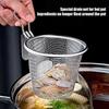 Stainless Steel Mesh Net Strainer Basket Colander Pot Boil Food Colander To Strain Rinse Fry Steam Cook Vegetables Pasta