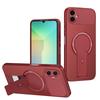 Роскошный черный чехол из углеродного волокна против падений для Samsung Galaxy A05 A15 A25 A35 A55 M05 F05, складная подставка, мягкая магнитная крышка