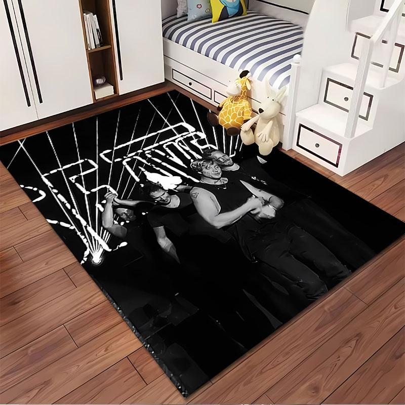 "Band Performance Black Design" suitable as a non-slip mat for the living room or bedroom sofa