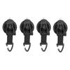 4Pcs Heavy Duty Suction Cup Anchor Tie Down Portable Strong Suction Cup Hook for Camping Travel OutdoorTriangular Buckle