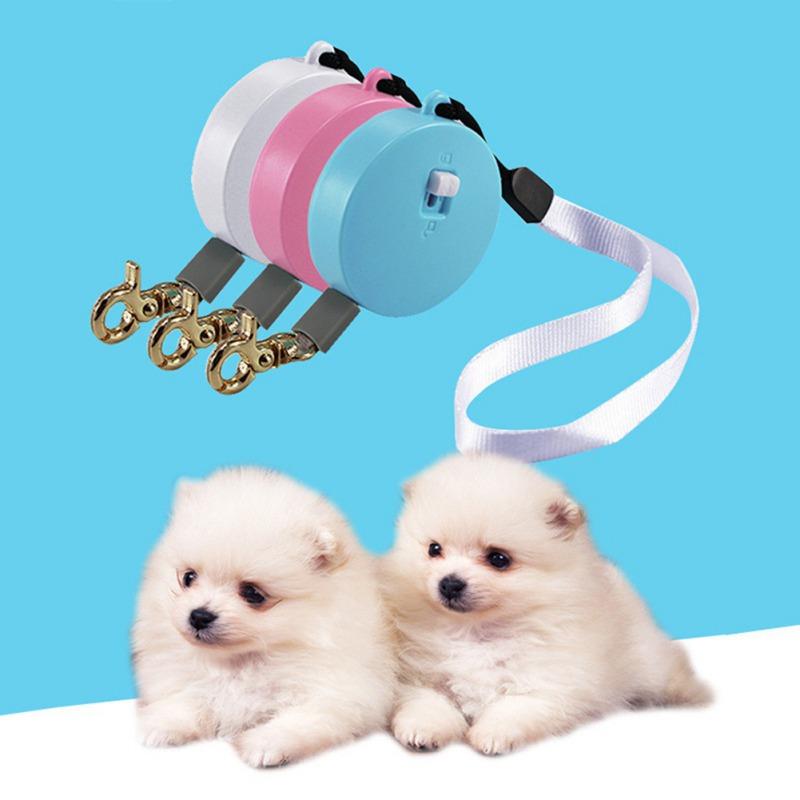 Automatic Retractable Pet Leash Walking Dog Traction Rope Roulette For Teddy Puppy Small Medium Cats And Dogs