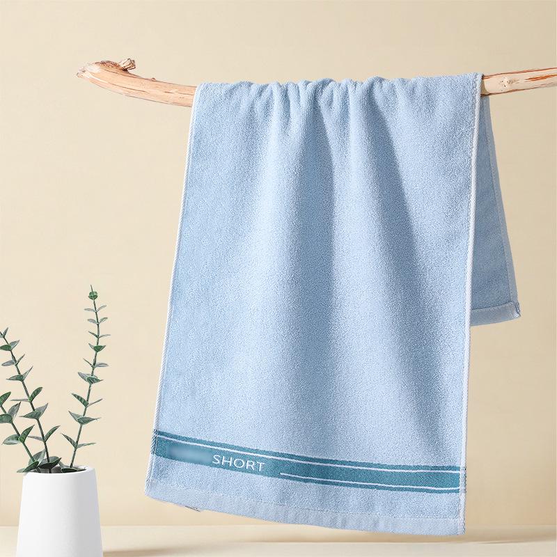 Гаоян Толстое Мягкое Водопоглощающее Полотенце из Чистого Хлопка, Однотонное, Взрослая Салфетка для Лица
