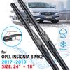 Щетки переднего стеклоочистителя автомобиля для Opel Insignia B MK2 2017 2018, щетки для мытья лобового стекла, щетки для окон