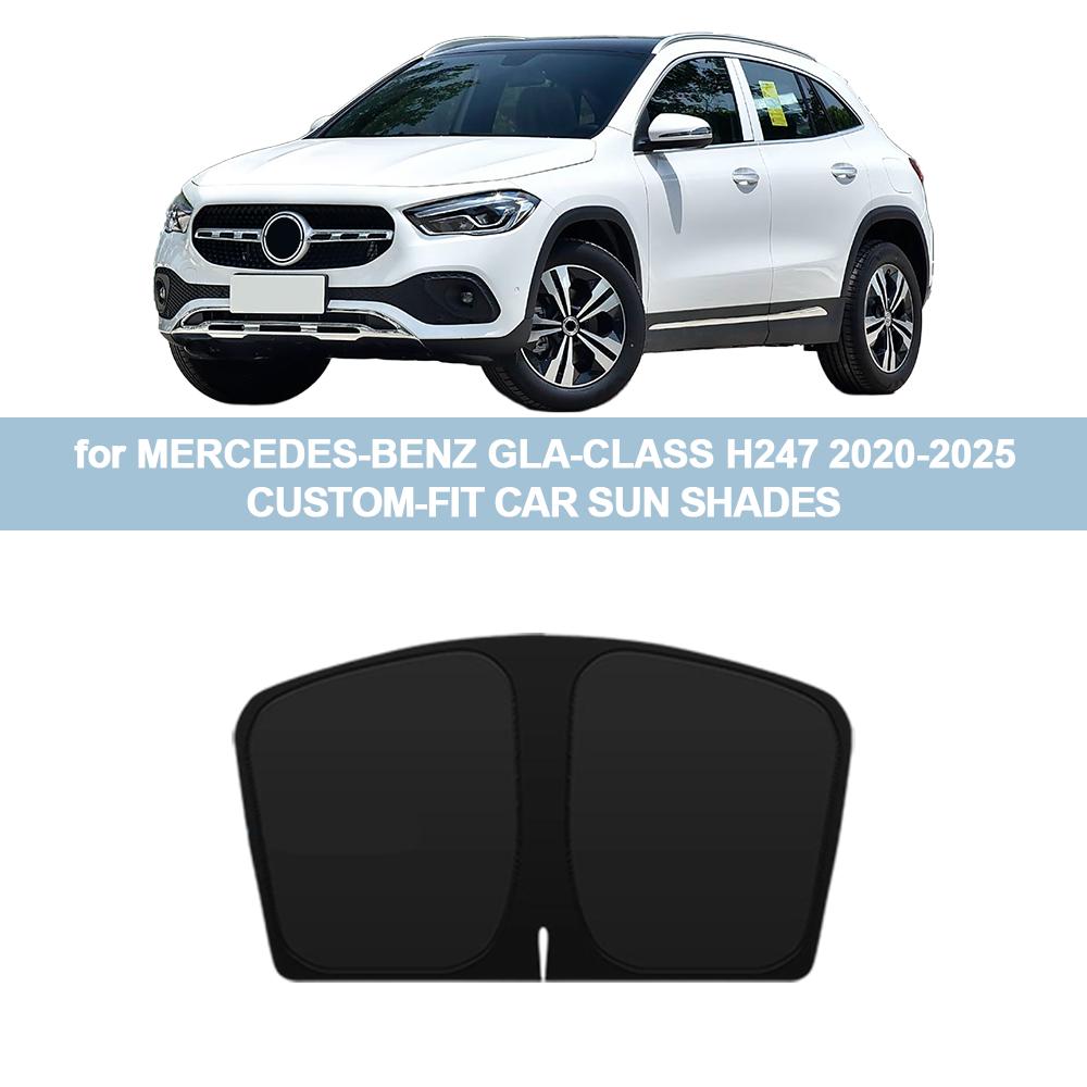 For MERCEDES-BENZ GLA GLB GLC GLE GLK GLS GL 2008-2025 Car Windshield Sun Shade Foldable Reflective Window Shades Car Interior