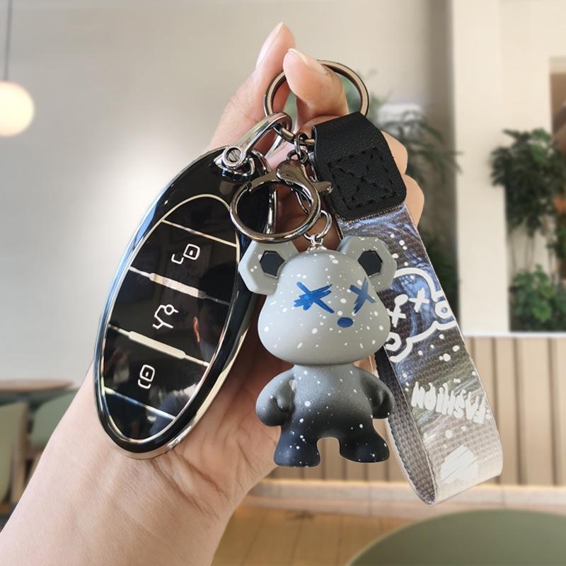 Чехол для ключа автомобиля FAW Bestune: Полностью защитный чехол T77/T99/B70/T55/T33 с креативной пряжкой
