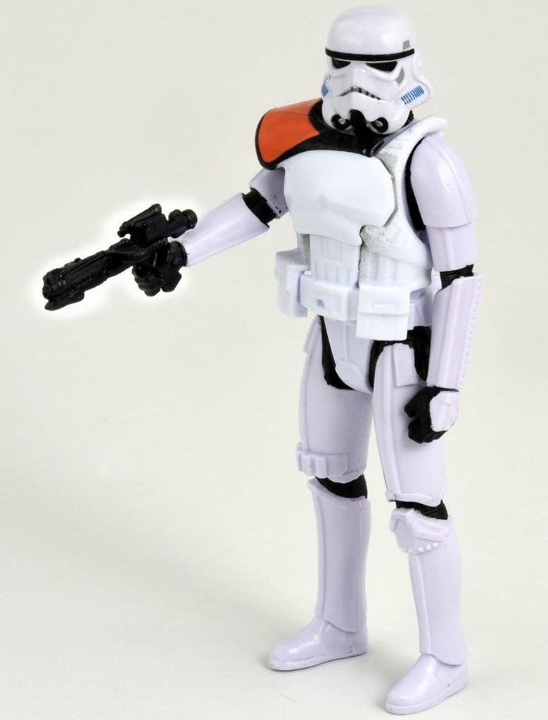 Star Wars Basic Figure Stormtrooper, approximately 10cm in length, painted, movable figure