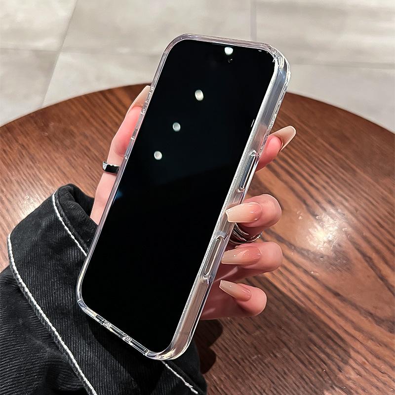 Подходит для Apple 11 нишевый красивый чехол для мобильного телефона прозрачный сказочный 11promax розовый логотип p11pro