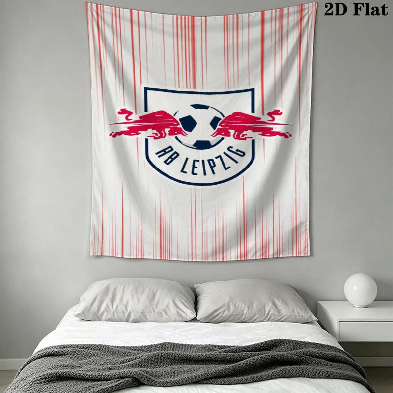 RB Leipzig Wall Tapestry Aesthetic Wall Hanging Printed Fabric Blanket Decorative Tapestries for Bedroom Living Room Home Decor