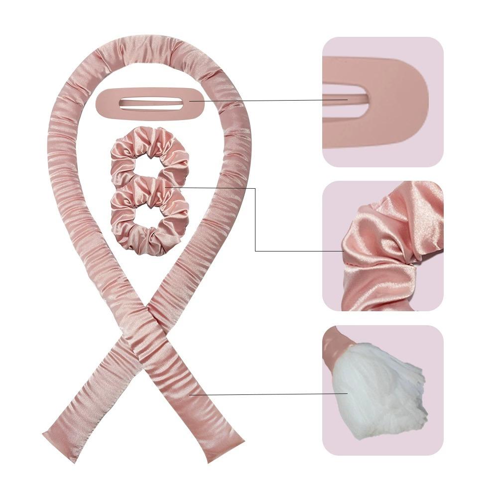 Heatless Curling Ribbon No Heat Hair Curler Silk Hair Rollers For Overnight Waves Headband Styling Tool For Women