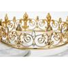 2024 Royal King Crown for Men - Metal Prince Crowns and Tiaras, Full Round Birthday Party Hats