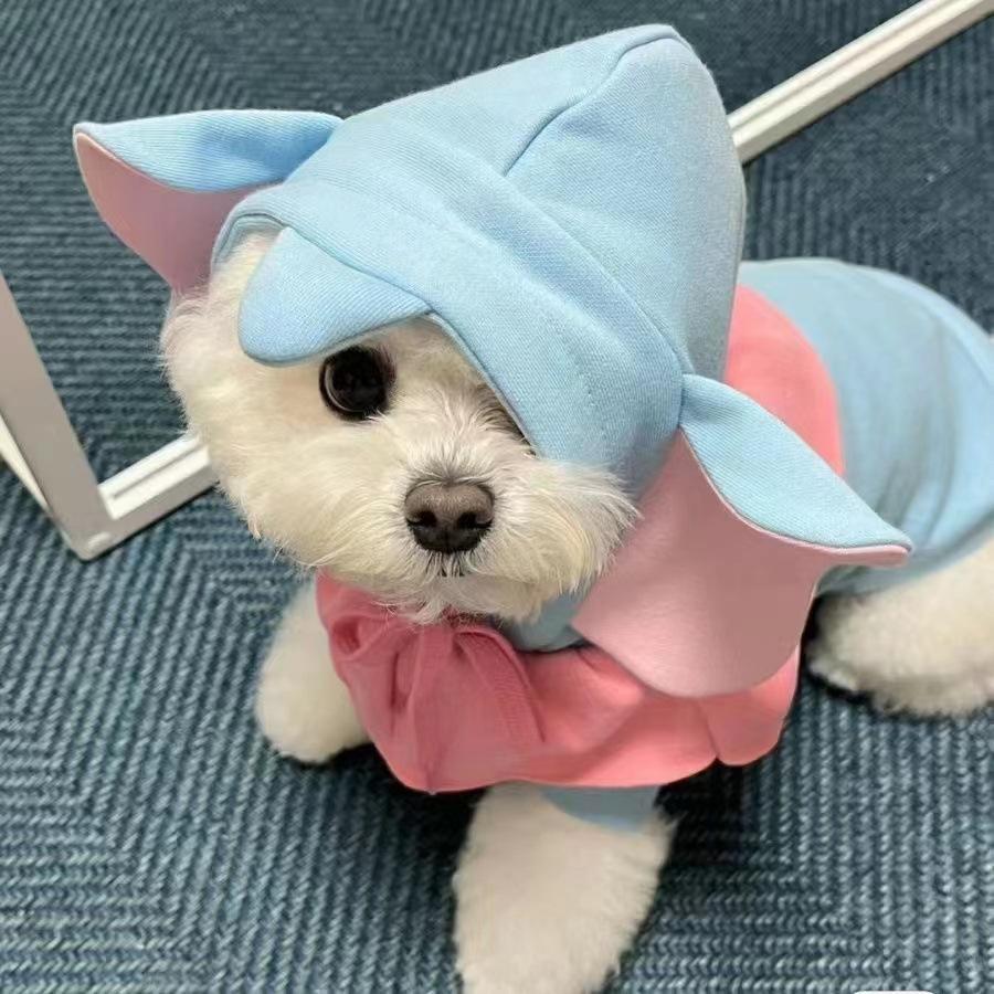 Pet clothes Dumbo cat dog spring summer thin vest teddy bear Maltese cute clothes