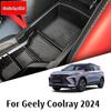 Для Geely Coolray 2024 2025 Аксессуары Центральная Консоль Подлокотник Ящик для Хранения Автомобиль Второй Уровень Лоток Органайзеры Упорядочивание
