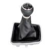 6 скоростей для VW Tiguan 2007 2008 2009 2010 2011, автомобильный Стайлинг, автомобильная ручка переключения передач, новая ручка с кожаными ботинками