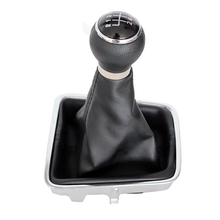 6 скоростей для VW Tiguan 2007 2008 2009 2010 2011, автомобильный Стайлинг, автомобильная ручка переключения передач, новая ручка с кожаными ботинками
