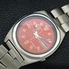 ОРИГИНАЛЬНЫЕ ВИНТАЖНЫЕ АВТОМАТИЧЕСКИЕ ЧАСЫ SEIKO 5 7009A ЯПОНИЯ МУЖСКИЕ ОРАНЖЕВЫЙ ЦИФЕРБЛАТ a708437-1