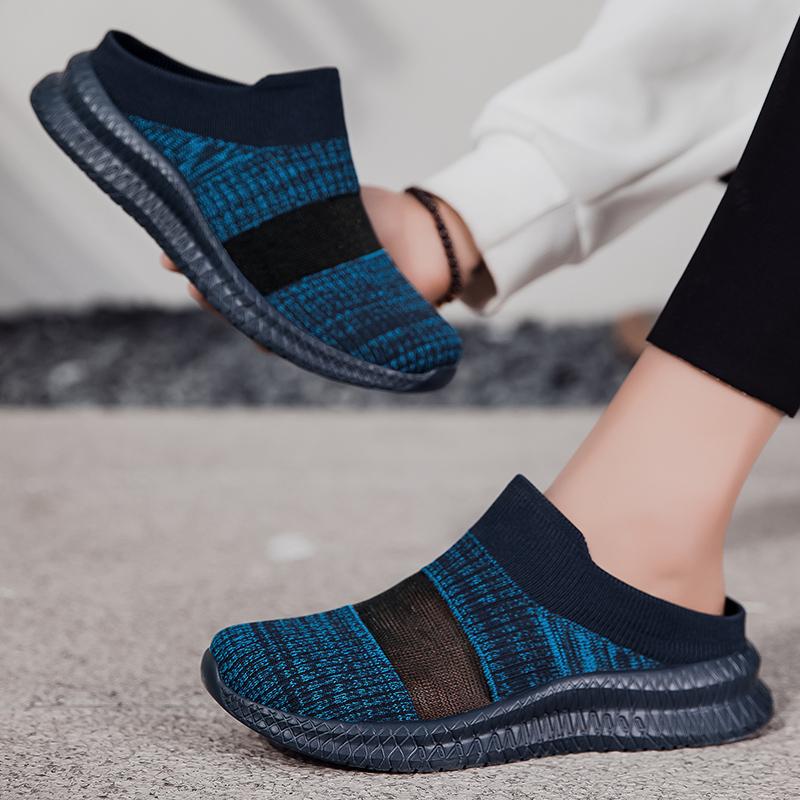 Летние женские мокасины, сандалии, тапочки без застежек, повседневная обувь, унисекс, тканевая обувь для пар для мужчин, большие размеры, легкие, 36-47