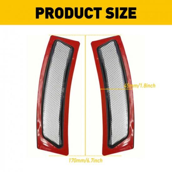 2PC Front Bumper Side Marker Light Reflector For BMW F30 F32 F33 F36 F80 F82 F83